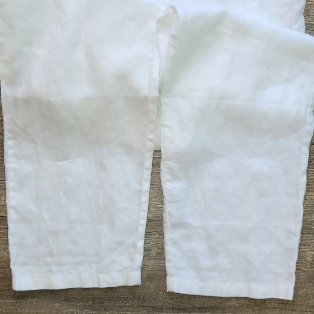 NWT! Mate the Label Maya Linen Overalls - White - Picture 13 of 15